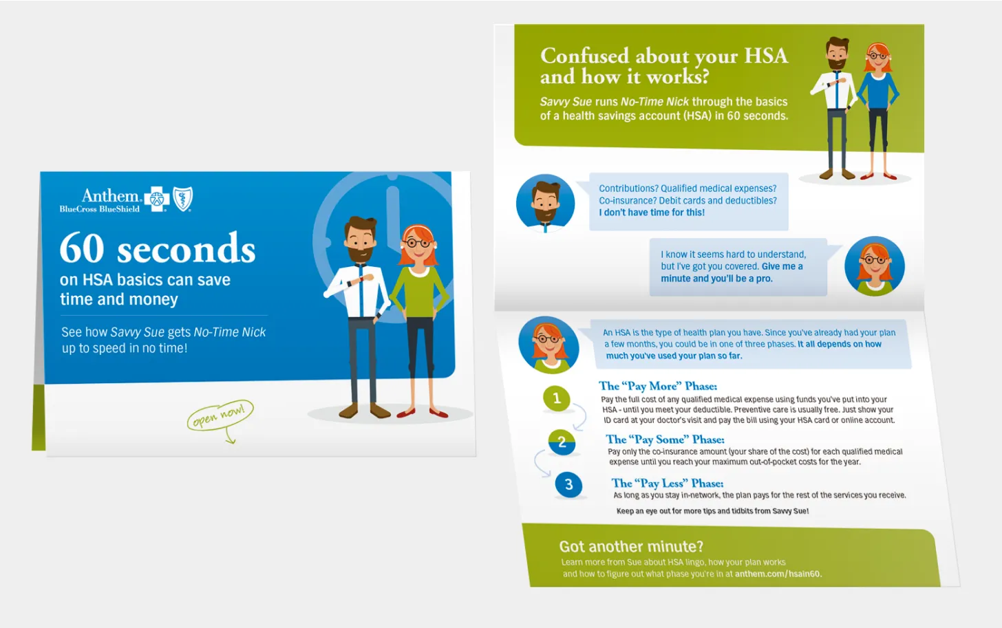 Mailer explaining Health Savings Accounts to members