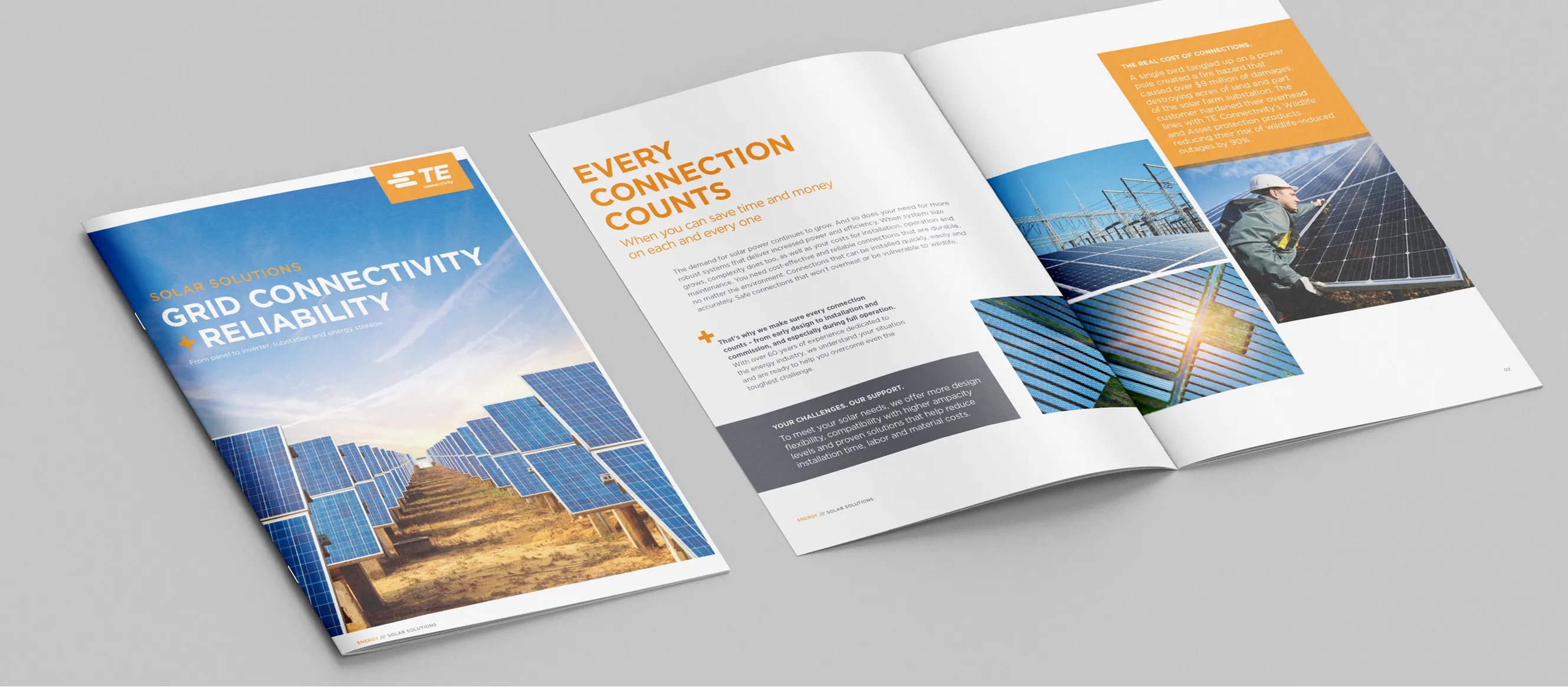 B2B brochure for global utilities and energy managers