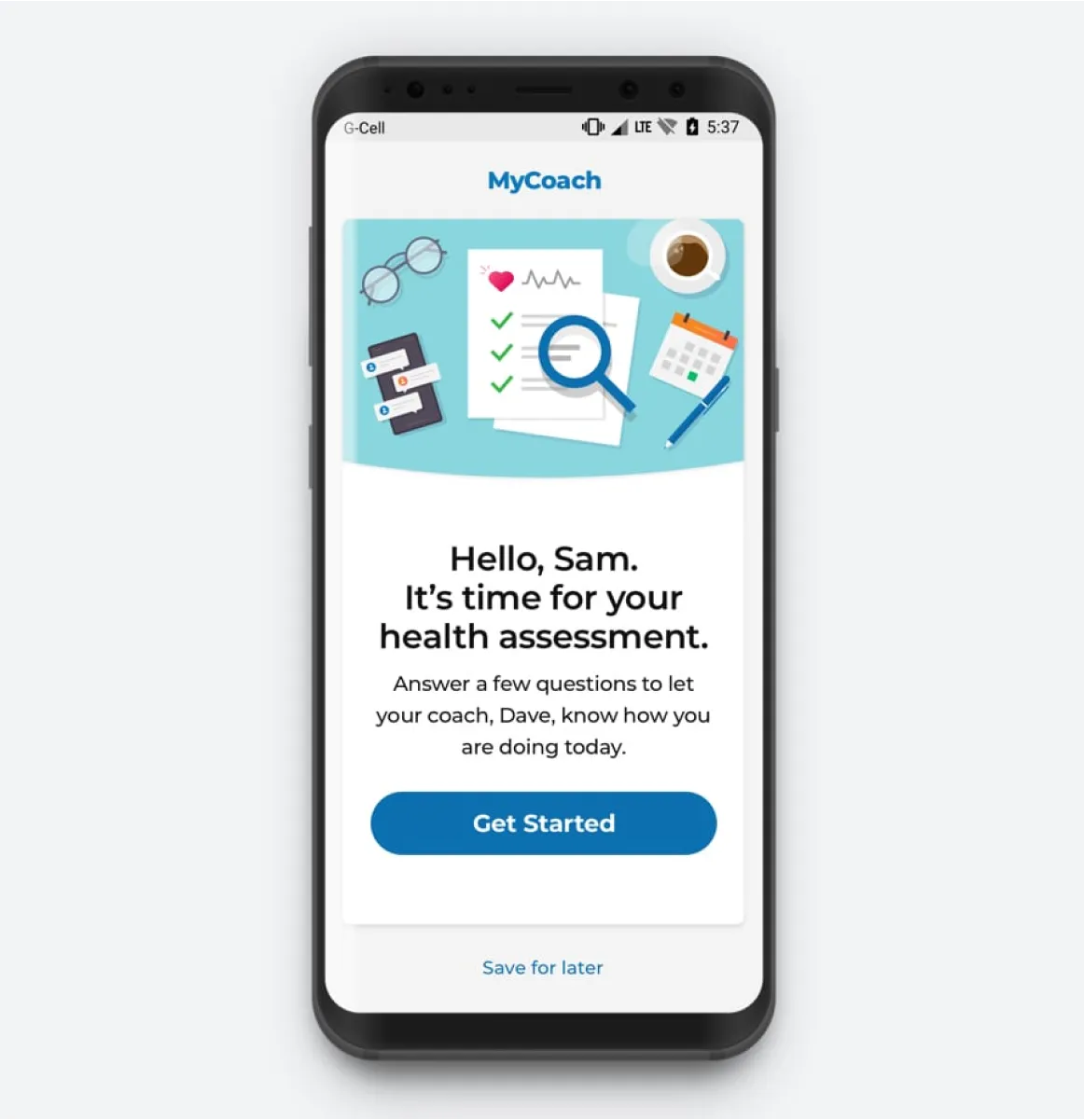 Mobile app for health coaching and disease management